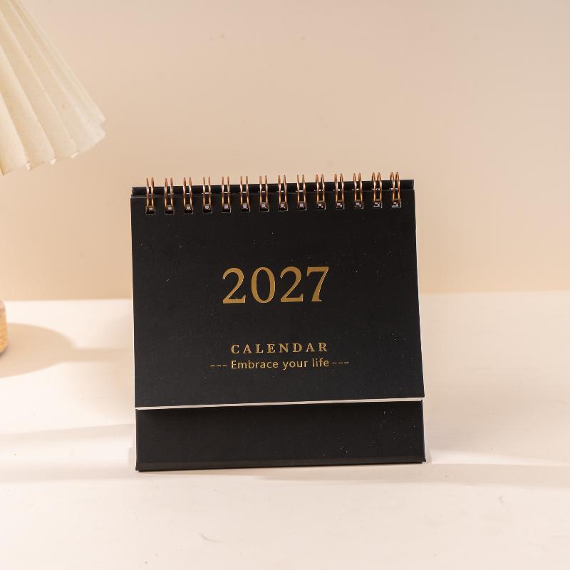 2027 Kreativer Frischer Stil Schreibtischkalender Ins-Wind Täglicher Terminplaner Desktop-Dekoration für Büro Zuhause Studentengebrauch