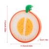 Cute Fruit Shaped Body Cleaning Sponge Cartoon Body Scrubber Bathroom Supplies Shower Brush Bath Tools for Kids Adult random 1pc