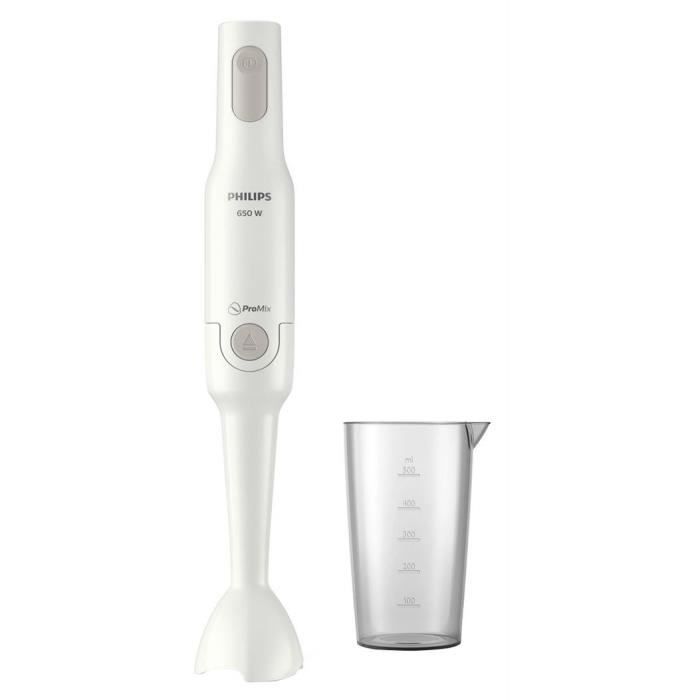 Mixeur plongeant - PHILIPS - HR2531/00 - ProMix Daily Série 3000 - 650W - Blanc
