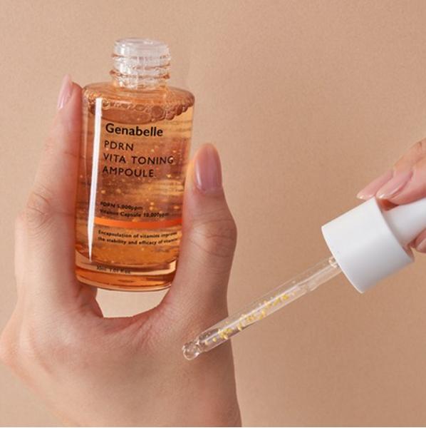 ZENAVEL PDRN Salmon Vita Toning Ampoule 30ml – Brightening, Hydrating, Skin Revitalizing