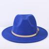 Popular European and American Classic Simple Flat-brimmed Top Hat Men's and Women's Fashionable and Elegant Versatile Jazz Hat Top Hat
