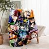 My Hero Academia Theme Printed Blanket - Perfect for Couch, Bed, Travel & Outdoor Use | Machine Washable, Cozy & Durable.