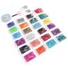 24 Colors 4mm Jewelry Making Beads Lobster Clasp Crystal Thread Kit DIY Jewelry Making Tools