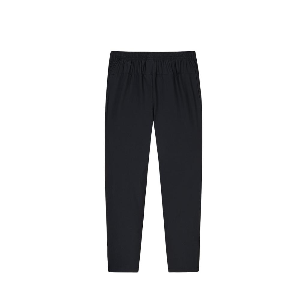 Anta Training Series Solid Color Quick-Dry Versatile Comfortable Simple Knitted Sports Pants Men Bottoms Black 152527302D-1