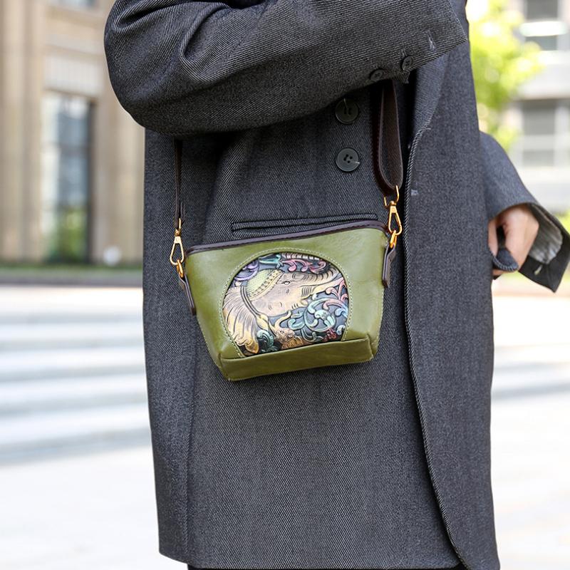 Soft Leather Mom'S Small Clutch Bag Women'S 2025 New Fashion Korean Edition Simple One Shoulder Bag Ladies Crossbody Handbag