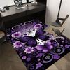 1PC Butterfly Flowers Carpet Ultra Soft, Thick & Absorbent, Non Slip Machine Washable Mat for Entryway