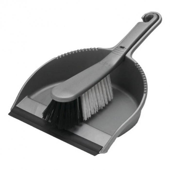 Addis Metallic Dustpan and Brush