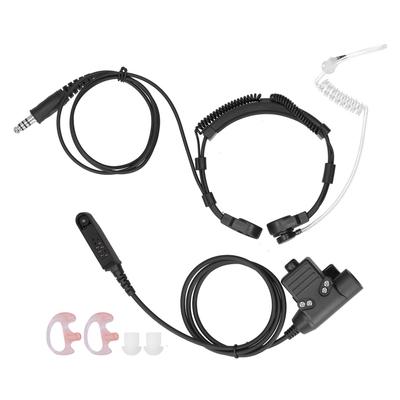 Fone de ouvido com microfone de pescoço e garganta para walkie talkies Baofeng UV9RBF9700BFA58