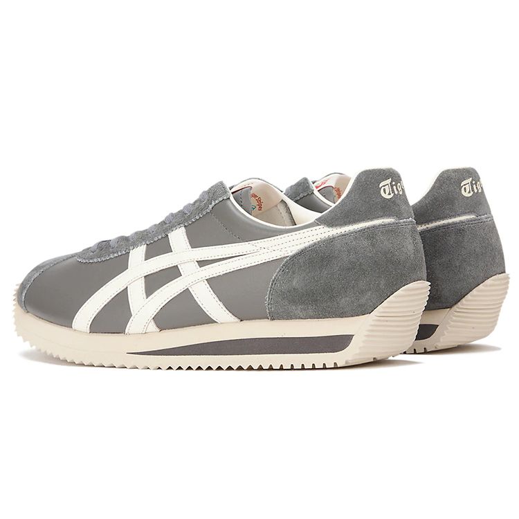 ONITSUKA TIGER Moal 77 NM Comfortable Daily Shock Absorption Low Top Lifestyle Sneakers Unisex Sneakers Gray White 1183B360-020