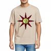 Tshirts For Unisex Fashion Classic Tshirt Red Sun With Face Design Workout Vintage Tshirt Cool Cheap Tshirt Casual