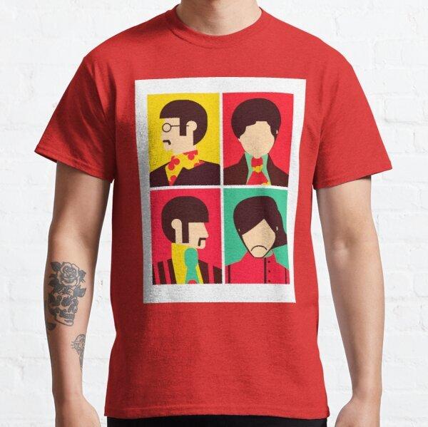 The Fab Four Minimalist Rock Music Band The Beatles T-shirt Vintage Ron McNeil XXXL