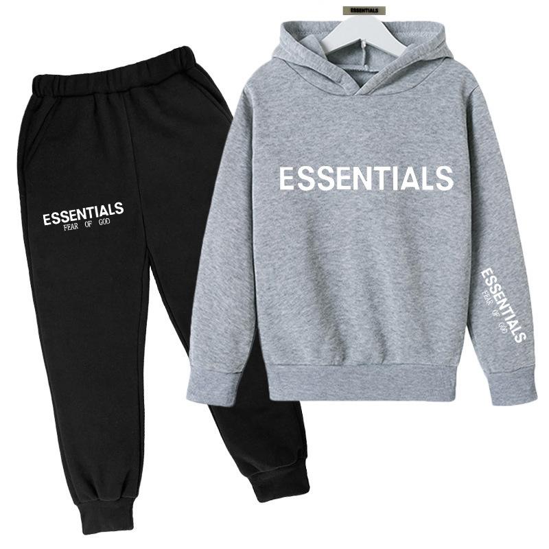 FEAR OF GOD Duplex Essentials Children's Suit Chest Hot Printing Children's Hoodie T