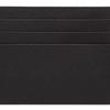 Prada Metal Triangle Logo Six Slot Leather Card Holder Women Card Holder Black 1MC025_QHH_F0632
