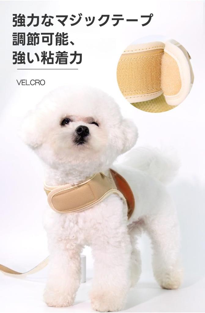 Homie Pettie Dog Harness for Small Lightweight Chest and Back Harness with Cat Harness and Traction Rope Mesh Ideal for Toy Shiba and Bikuma Walking