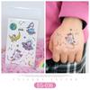 Unicorn Glitter Tattoo Stickers: Cute Temporary Cartoons for Kids