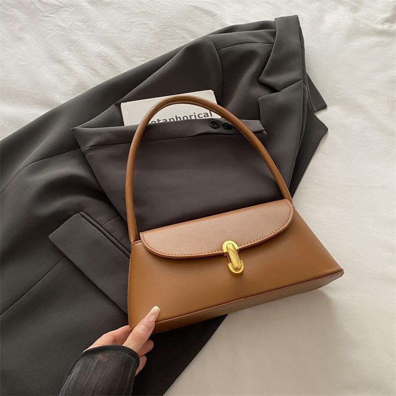High-end Fashion Spring and Summer Retro Armpit Bag Women's Bag New Trendy and Popular Versatile Single Shoulder Small Square Bag