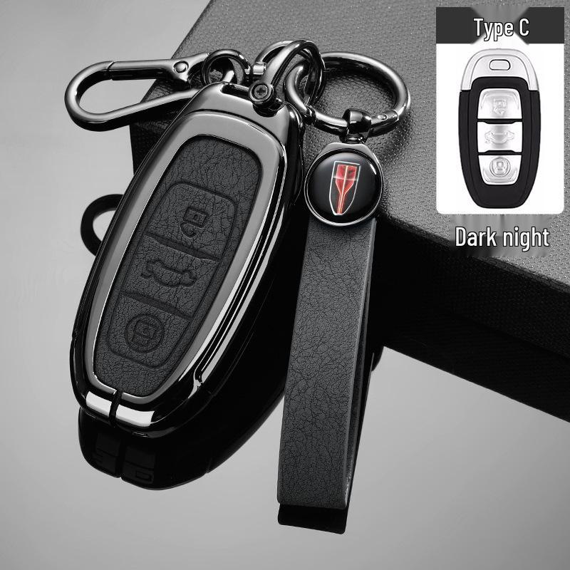 FAW Hongqi H7 Ehs3 Eqm5 Key Case: Premium Metal Shell Car Accessory for Men & Women