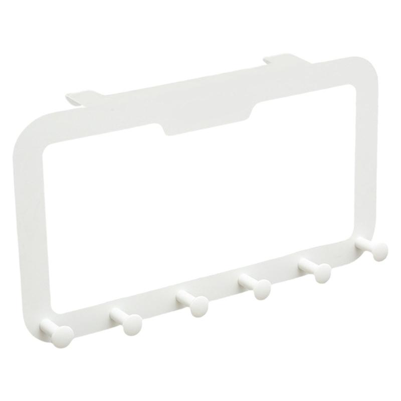 Simple Creative Door Hanger No Trace Adhesive Hooks Sturdy Over Door Hanger for Clothes Towels and Accessories
