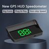 Vitezometru HUD GPS Universal, Head-Up Display cu Font Digital Mare, Plug & Play, Urmărire Precisă a Vitezei Fără Omisiuni pentru Toate Vehiculele