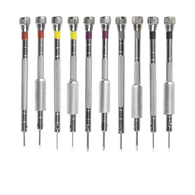 0.8-1.6mm Small Steel Screwdriver for Watch Glasses Repairing Portable Hand Tools Band Removal with Mini Link Pins Watchmaker
