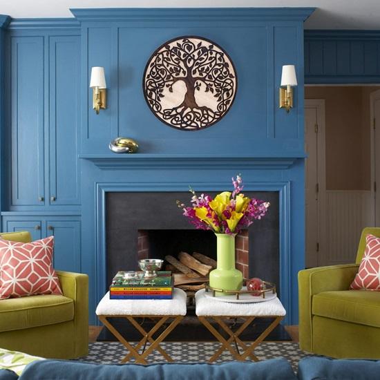 30.48 Cm Round Wooden Wall Decor Panel Wall Hanging Showpiece Plaque, for Living Room, Bedroom, Hallway Plaque for Home Decor