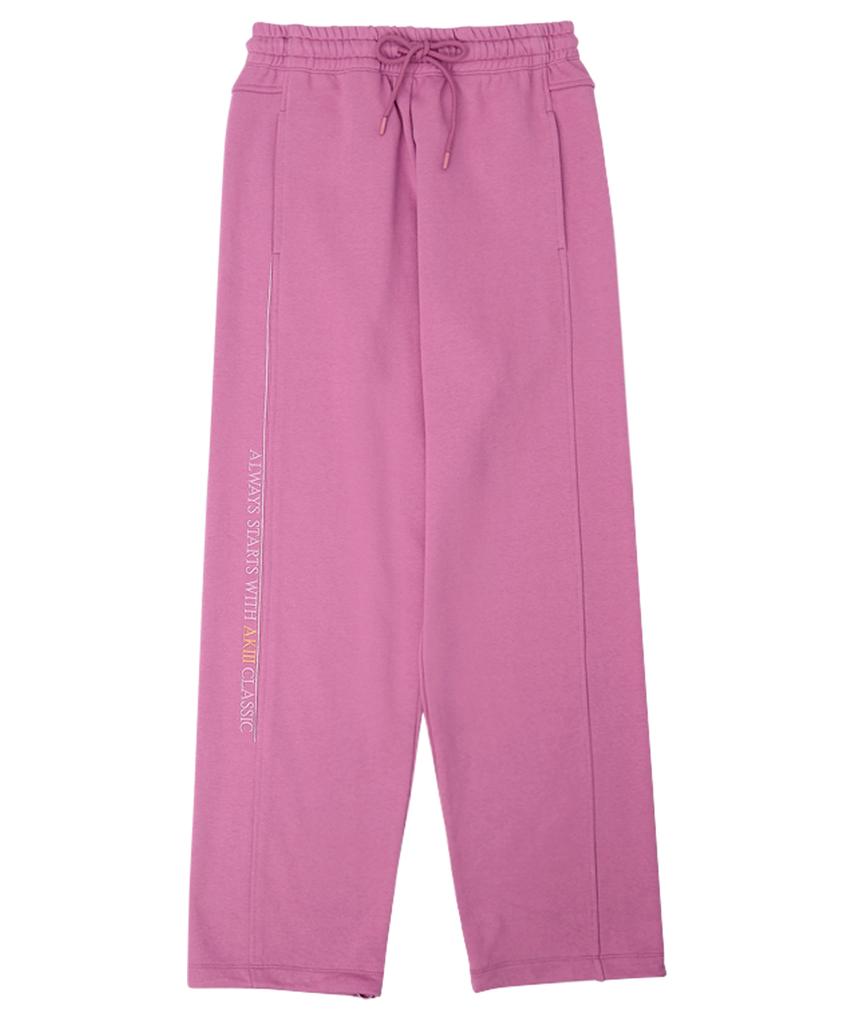 AKIII CLASSIC Standard Fit String Sweatpants Pink