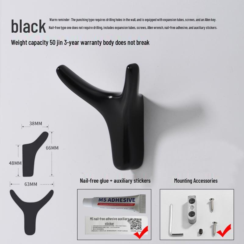 Modern Nordic Antler Wall-Mounted Coat Hook