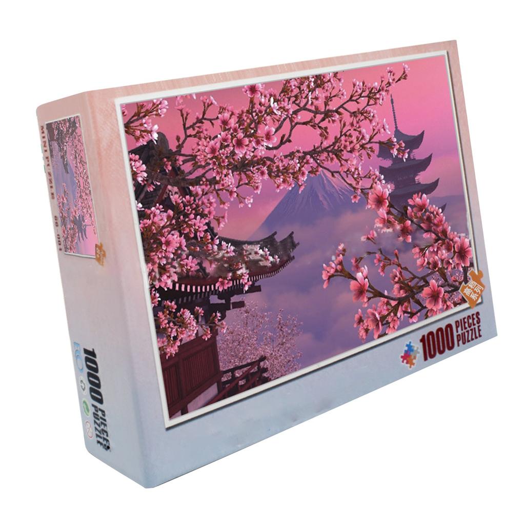 1000 kusů puzzle sakura kreslené anime Náročné puzzle sakury kutilské hračky pro děti, dospělé
