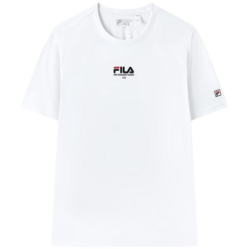 FILA Men's Breathable Pure Cotton Short Sleeve T-Shirt