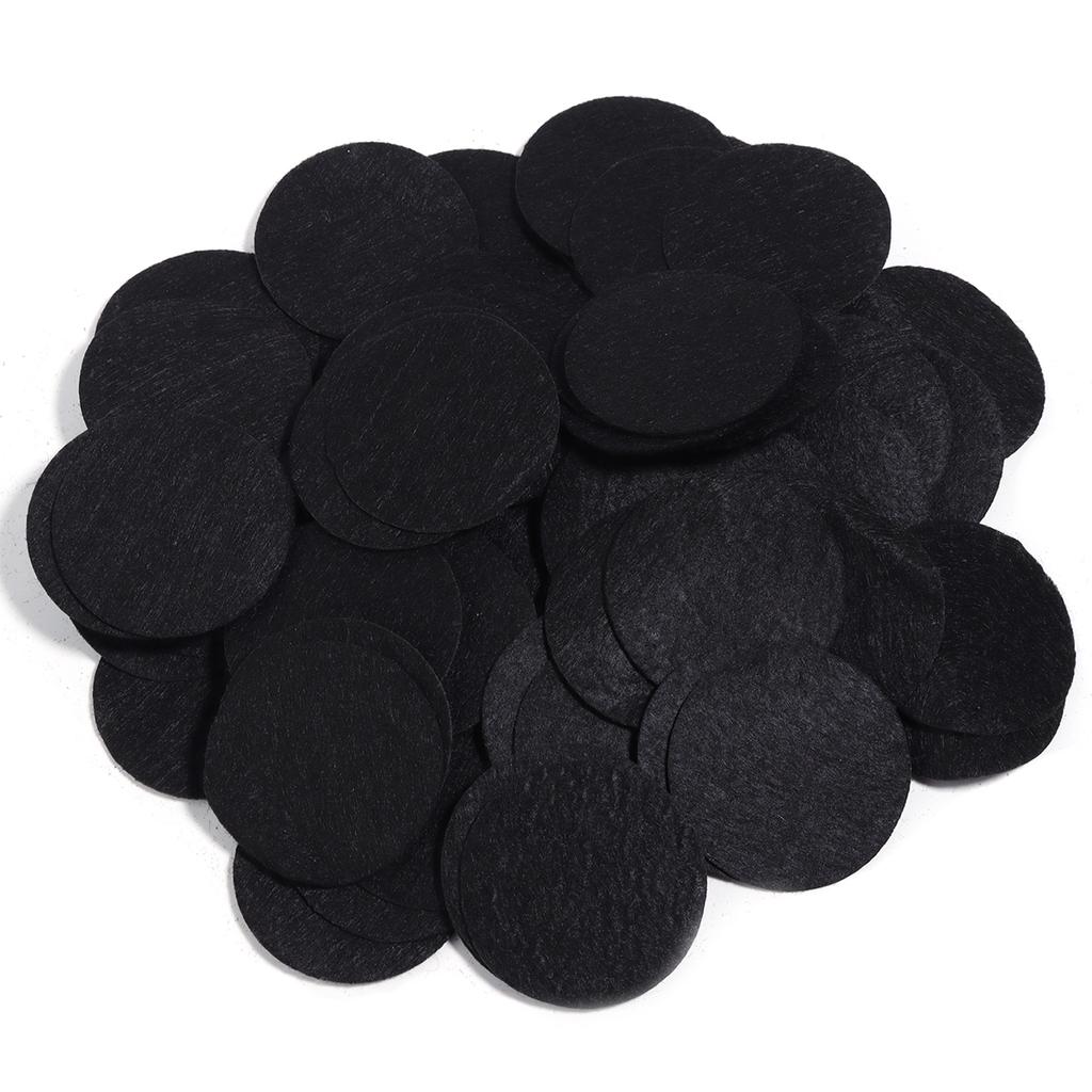 100-300pcs Round Non Woven Felt Circle Pads 15-45mm Colorful Fabric Patches Dots Appliques For DIY Scrapbook Handicrafts Decor