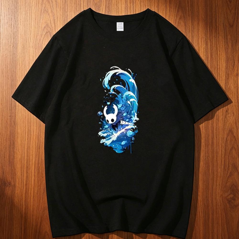 Hollow Knight cotton shirt teen Gothic Trendy anime graphic Classic t shirt harajuku kawaii Colorful 2000s Grunge aesthetic