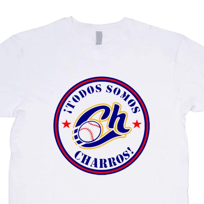 Рубашка Charros De Jalisco LMB Бейсбол Мексиканский Мексиканский Бейсбол Paisa рубашка 100 S