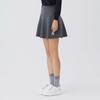 MARTINE GOLF Logo Banding Flared Skirts_M/Gray