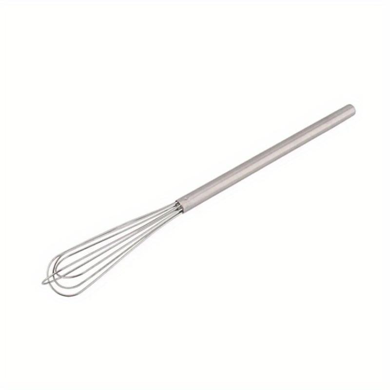 Stainless Steel Mini Whisk Handheld Egg Beater Durable Rustproof Metal Whisker Compact Kitchen Tools for Mixing Blending