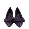 Salvatore Ferragamo Viva 55 Leather Pumps Purple