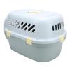 Cat Travel Carrier Large Space Lockable Door 4 Sides Ventilation Portable Hard Sided Dog Pet