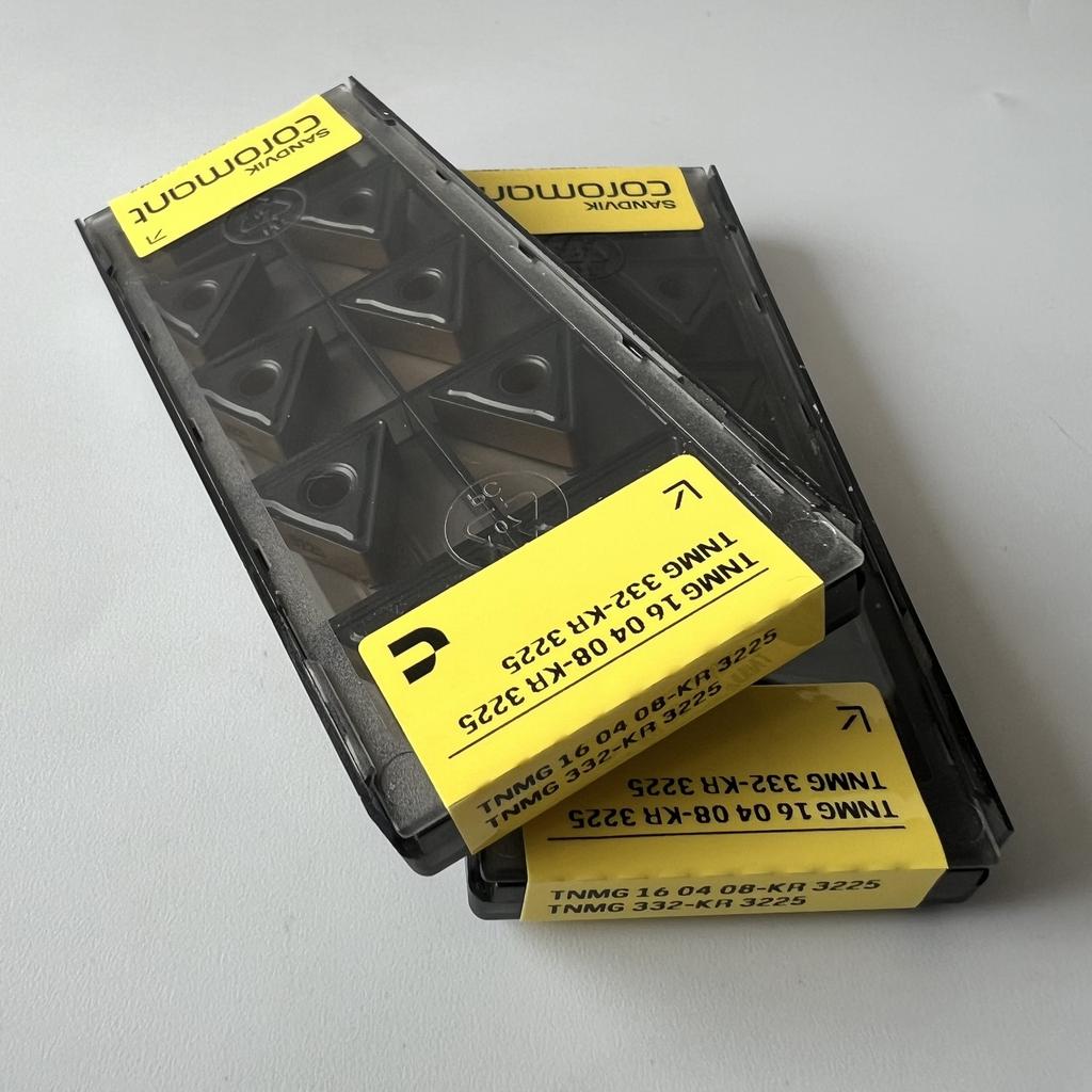 SANDVIK / TNMG160408-KR 3225 / Original Swedish hard alloy blade 10 Pcs