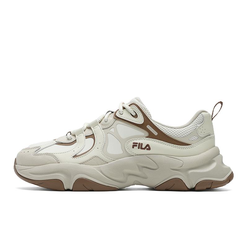 FILA Mars 3 Comfortable Versatile Non-Slip Low-Top Running Shoes Men sneaker Beige F12M442102FWF