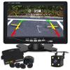 Video Parking Sensors Reverse Backup Radar 4 Parktronic 4.3/5 Inch Monitor Display Backup Camera Input For Android DVD Player