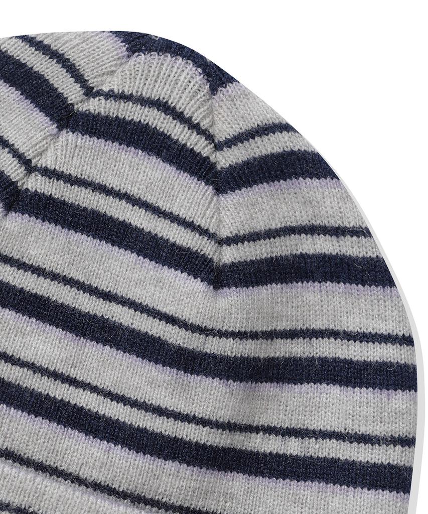 CGP Striped Beanie_Dark Navy