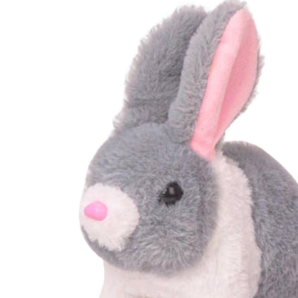 Electric Toy, Plush Electronic Interactive Bunny Simulation Bouncing Jumping