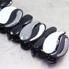 NOA [G5524] - Designer Bracelet 'Arlequin' Black White