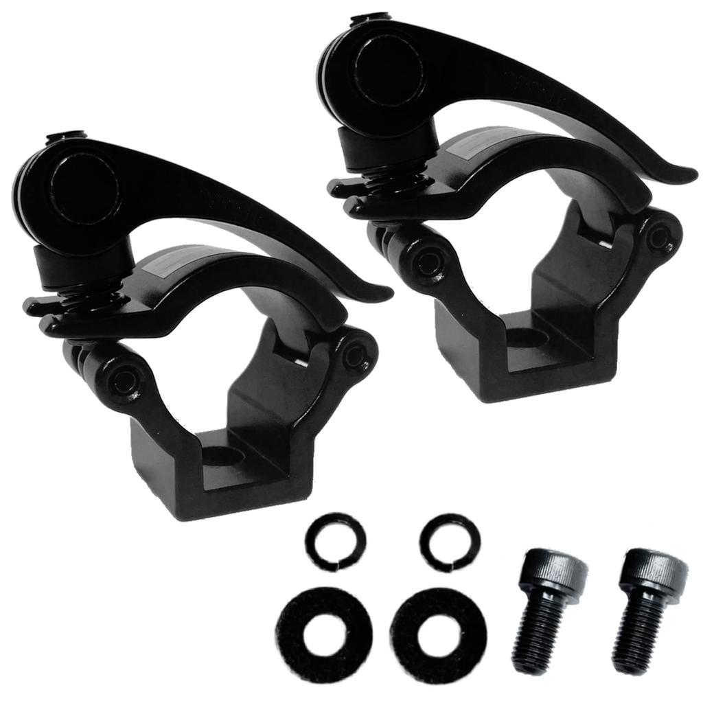 ROOOCYY Universal Fixed 4WD Off-Road Crocan Rear Mount Scoop Holder (Black) Set of 2 Handle