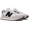 New Balance 237 Sea Salt Black White Sneakers MS237SF