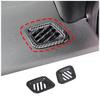 For Toyota Yaris Cross  ABS Carbon Fiber Trument Panel Air Outlet Frame