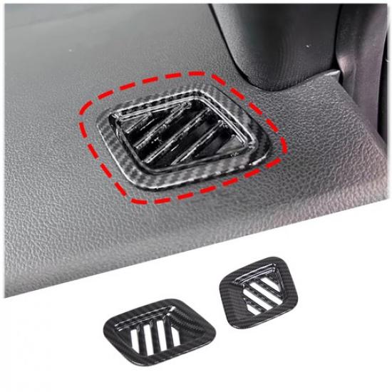 For Toyota Yaris Cross  ABS Carbon Fiber Trument Panel Air Outlet Frame