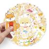 51 Cute Cartoon Shiba Inu Graffiti Stickers for Tablet, Suitcase, Car, Scooter, and Mobile Phone Decoration