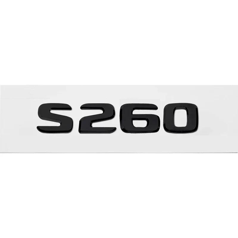 ABS Car Stickers Tail Box Letters Emblem for Mercedes Benz S55 S63 S200 S220 S250 S260 S300 S320 S350 Rear Trunk Badge Decals DY6