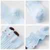 Cartoon Animal Baby Calf Socks Summer Breathable Mesh Cotton Infant Boys Girls Knee High Socks Cute Soft Elastic Toddler Long Socks