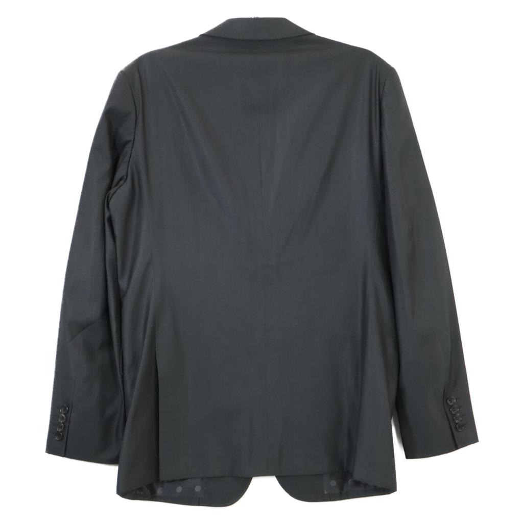 COMMEdesGARCONS HOMME DEUX DM-J004 Szary Wełna x Jedwab Kropkowana Podszewka Rozcięcia Boczne 2G Marynarka Krawiecka Kurtka szara L Używana